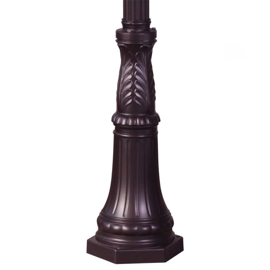 WINDSOR DUAL HEAD 118'' ALUMINUM RAINPROOF LED STREET LANTERN