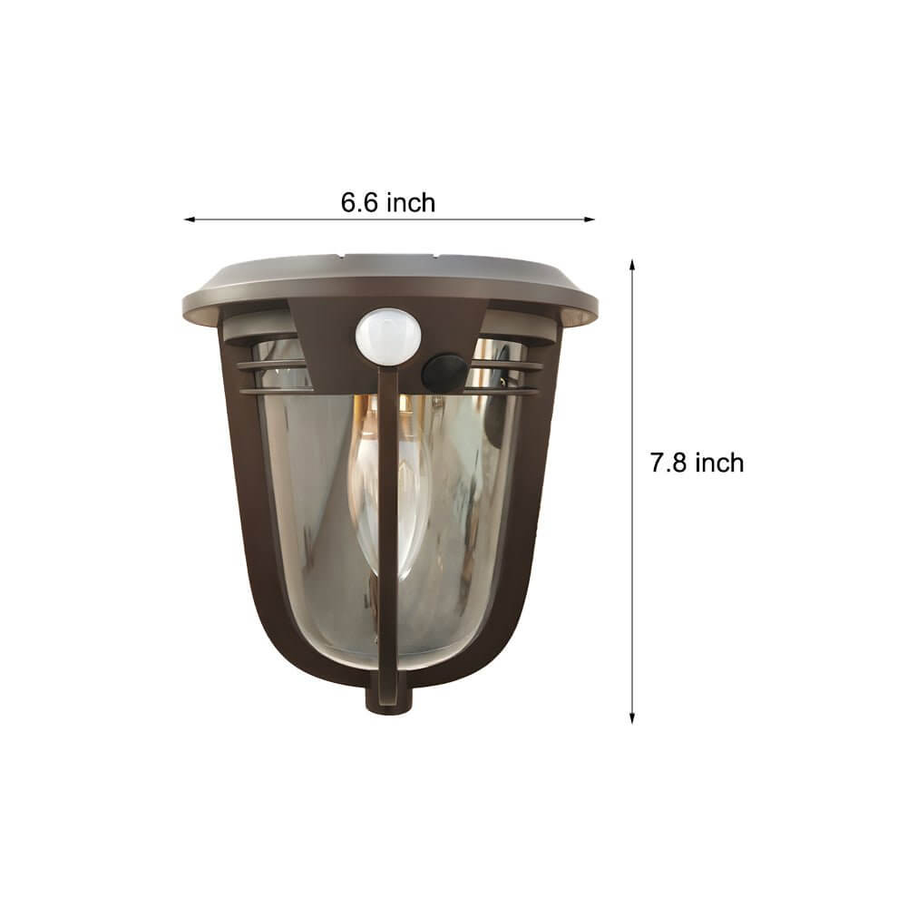 1. "WILLOUGHBY SOLAR ILLUMINATION WALL SCONCE" - A dual-pack of motion-activated solar wall lights designed to enhance outdoor spaces with automatic lighting.

2. "DRAKEFORD OUTDOOR MOTION DETECTION LANTERN" - A pair of solar-powered wall lanterns that ac