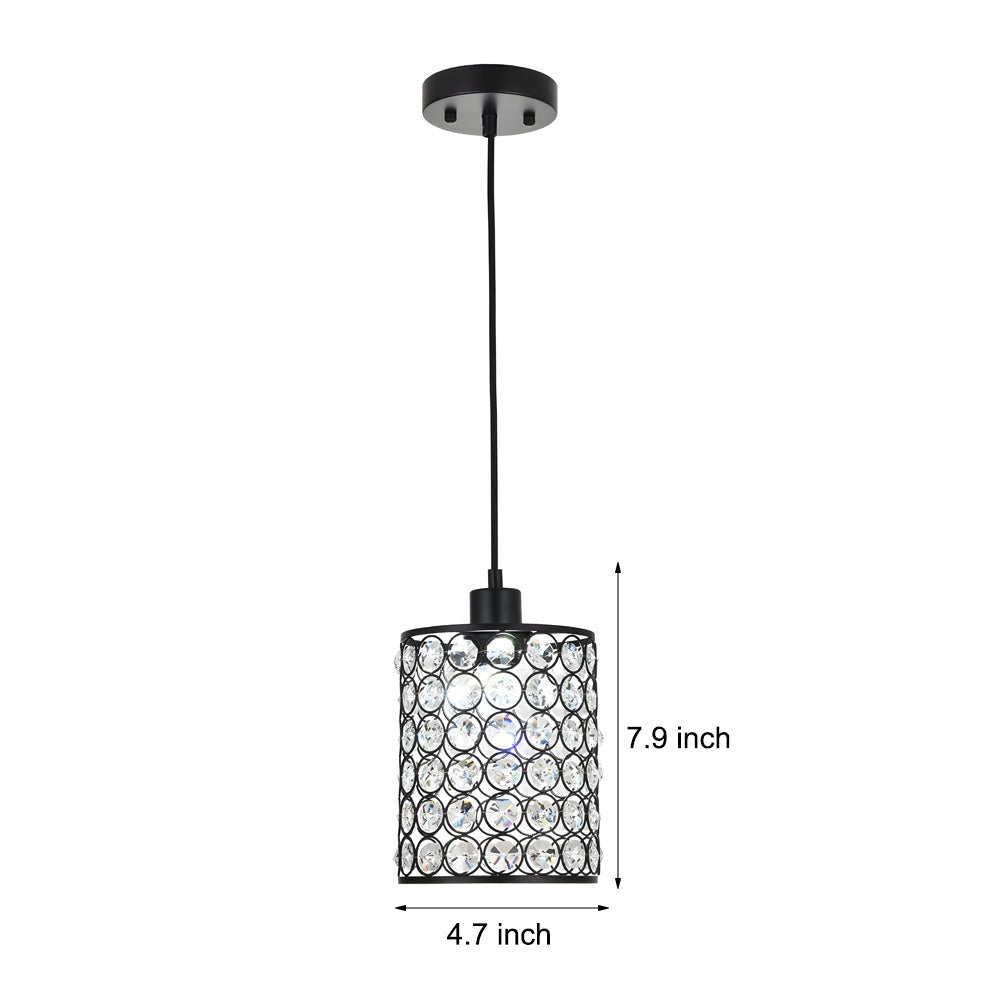 ALDERSON CRYSTAL TUBE PENDANT LIGHTING SET