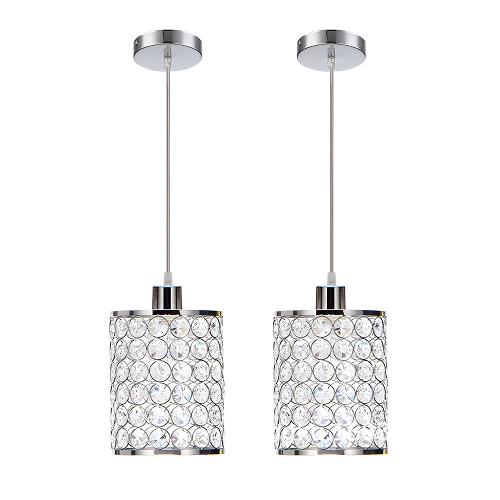 ALDERSON CRYSTAL TUBE PENDANT LIGHTING SET