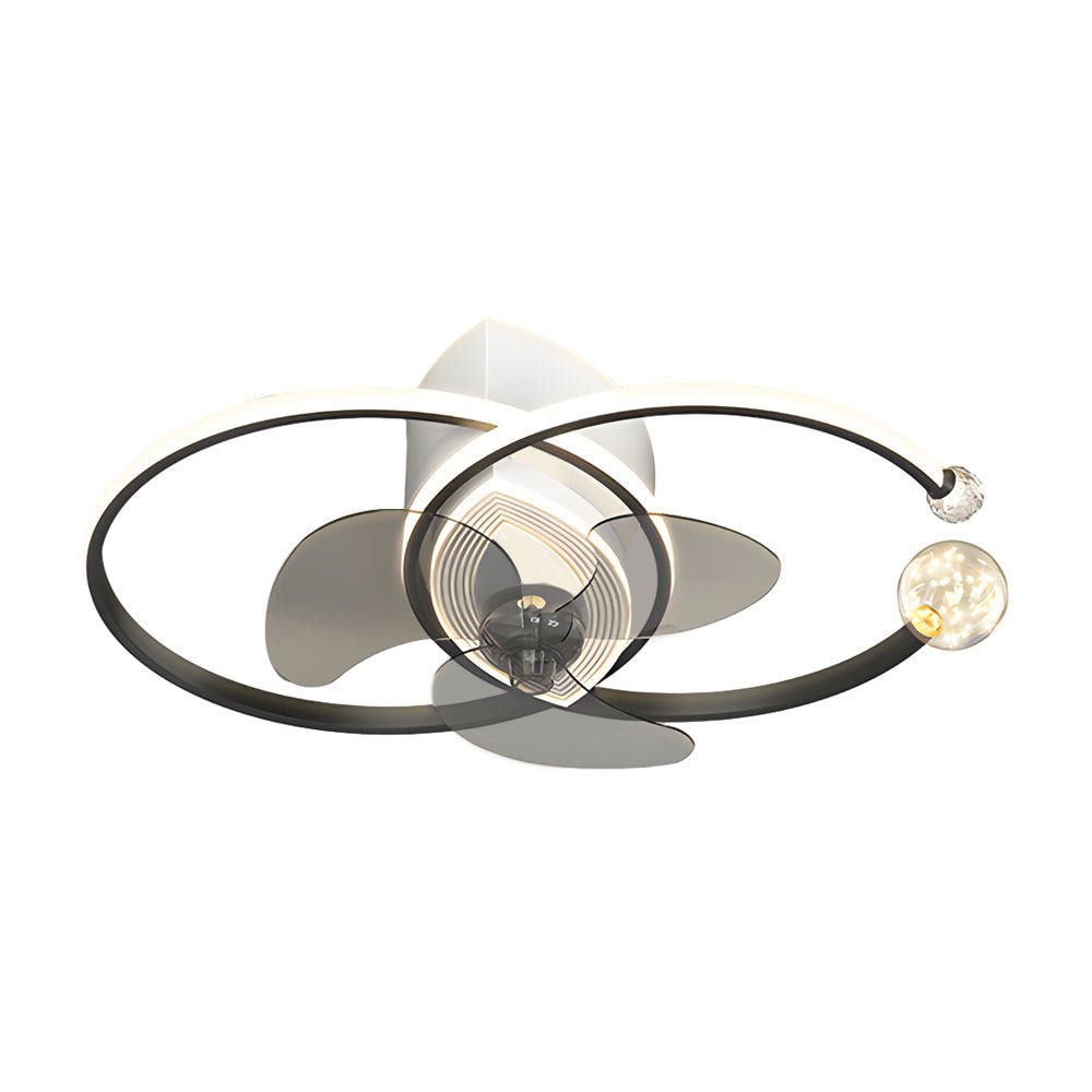 FENWICK TWILIGHT 3-STAGE DIMMABLE CEILING FAN WITH INTEGRATED LIGHTING