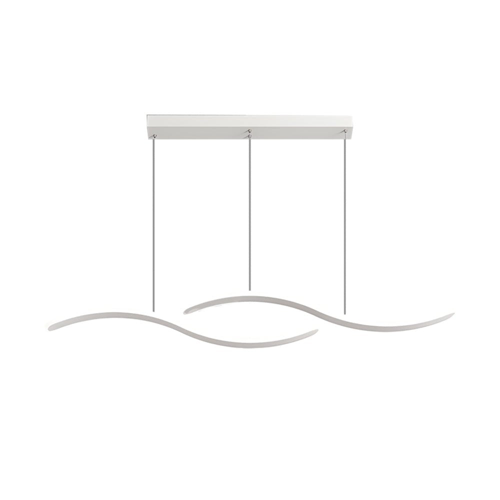 WINTHORPE DOUBLE WAVE LED DINING LIGHT WITH TRIPLE DIMMING OPTIONS