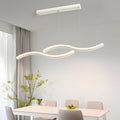 WINTHORPE DOUBLE WAVE LED DINING LIGHT WITH TRIPLE DIMMING OPTIONS