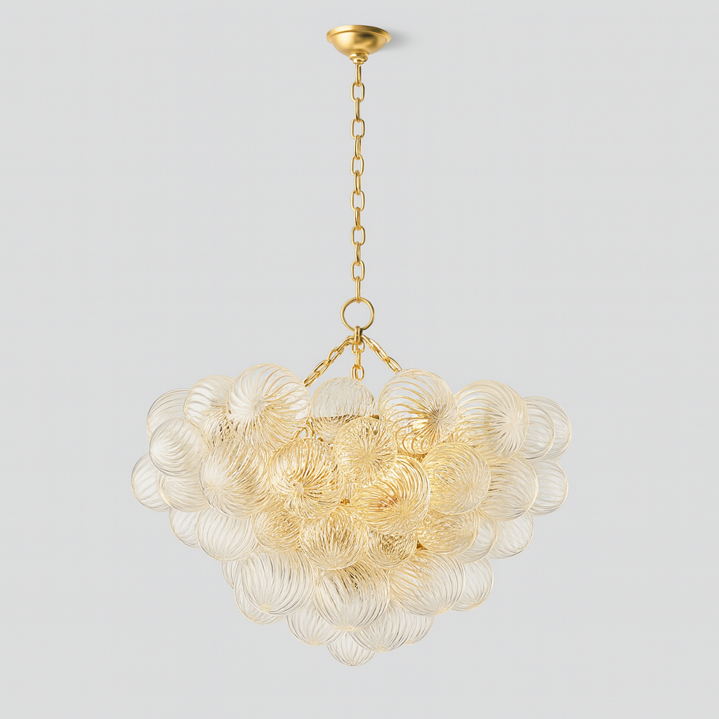 CELESTIAL ORB CRYSTAL LIGHTING FIXTURE