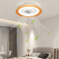 WHITBY WHIRL 20-INCH BLADLESS CEILING FAN WITH REMOTE CONTROL & DIMMABLE LED LIGHTING