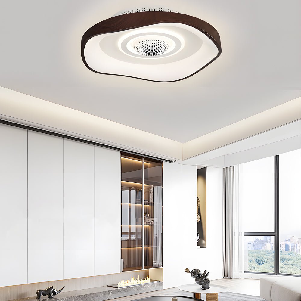 WINTHORPE 20-INCH AIRFLOWLESS CEILING FAN WITH ADJUSTABLE LED ILLUMINATION