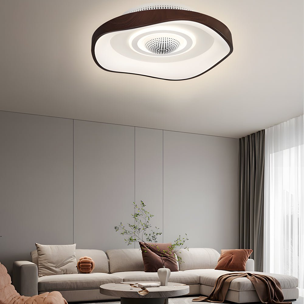 WINDSOR CIRCLE BLADESLESS CEILING FAN WITH ADJUSTABLE LED ILLUMINATION