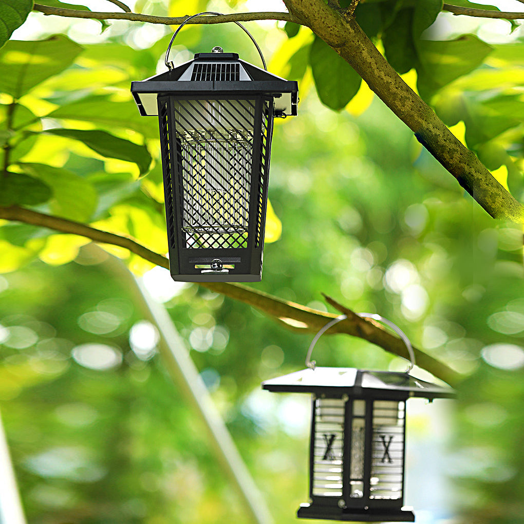 WINDSOR SOLAR MOSQUITO REPELLENT LANTERN WITH DUAL ILLUMINATION AND WEATHERPROOF DESIGN
