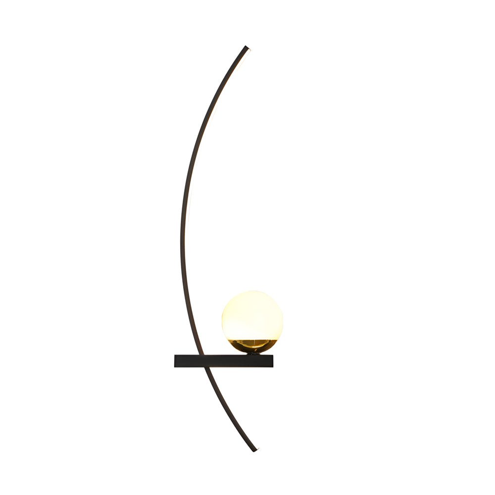 WINDSOR CURVED LED WALL LIGHT WITH TRIPLE DIMMING OPTIONS