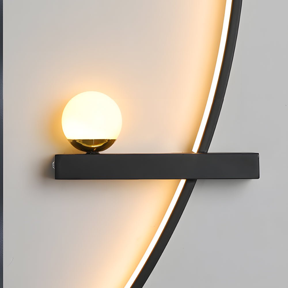 WINDSOR CURVED LED WALL LIGHT WITH TRIPLE DIMMING OPTIONS