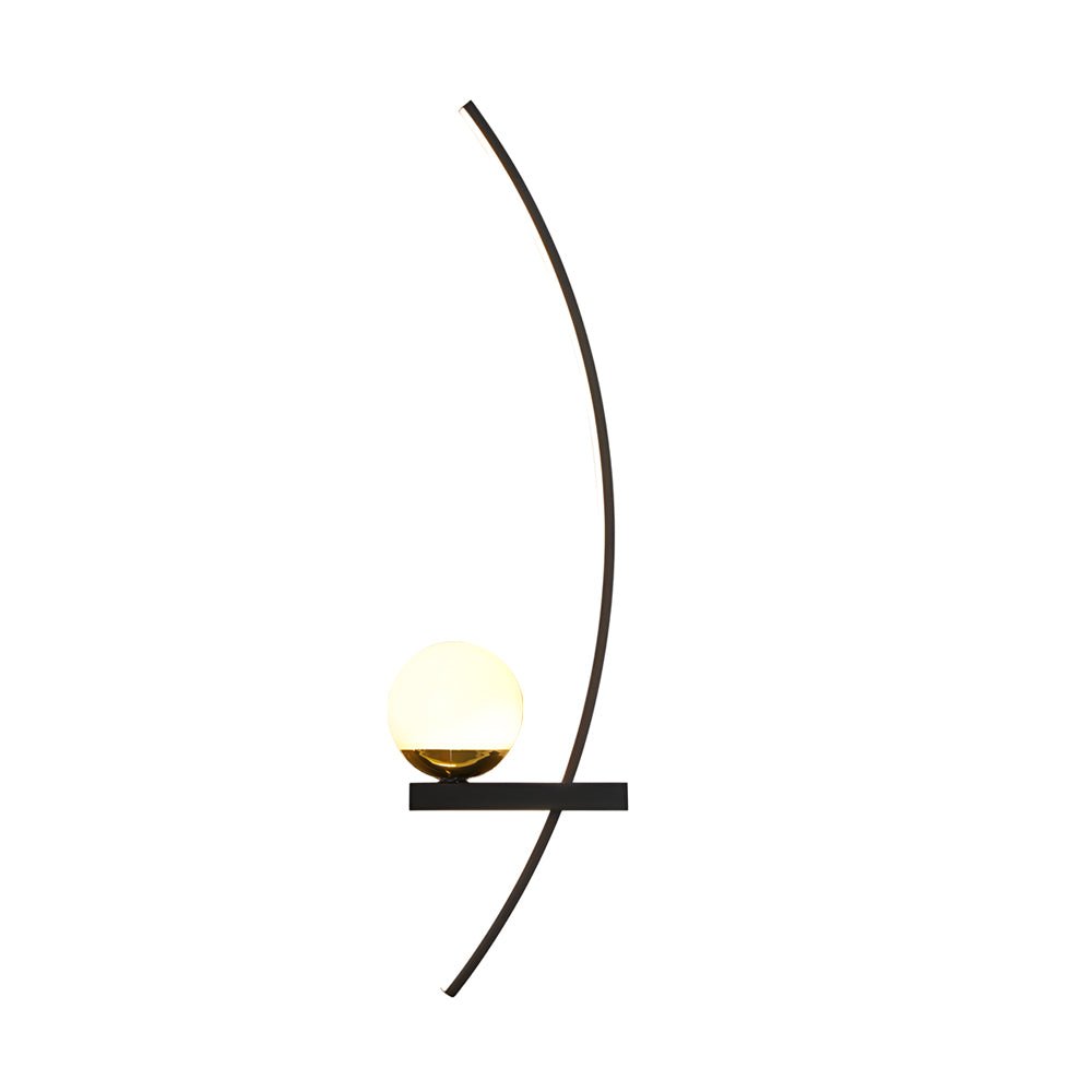 WINDSOR CURVED LED WALL LIGHT WITH TRIPLE DIMMING OPTIONS
