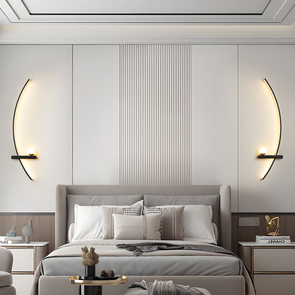WINDSOR CURVED LED WALL LIGHT WITH TRIPLE DIMMING OPTIONS