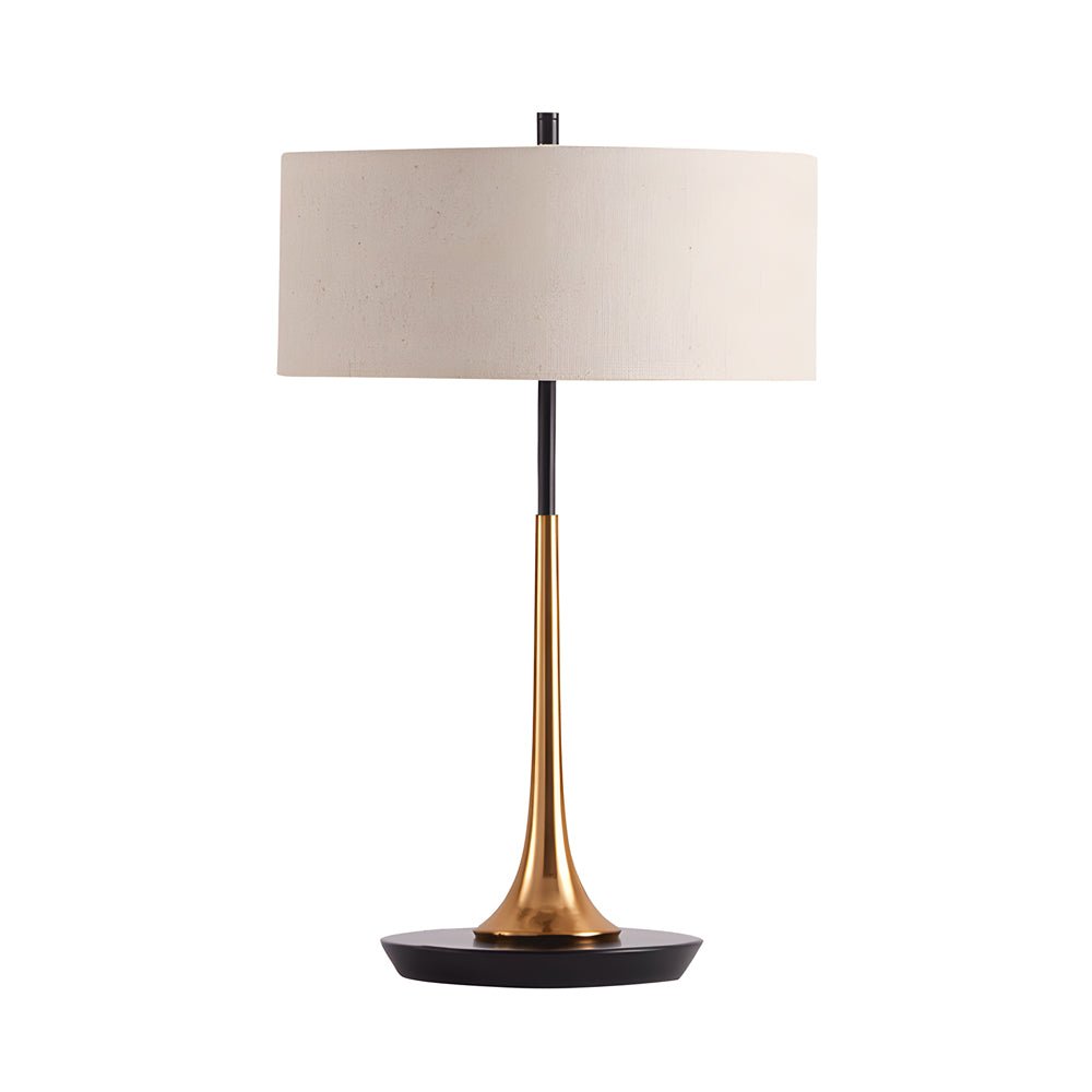 WINTHROP BRASS AND ESPRESSO BRONZE CONTEMPORARY TABLE LANTERN