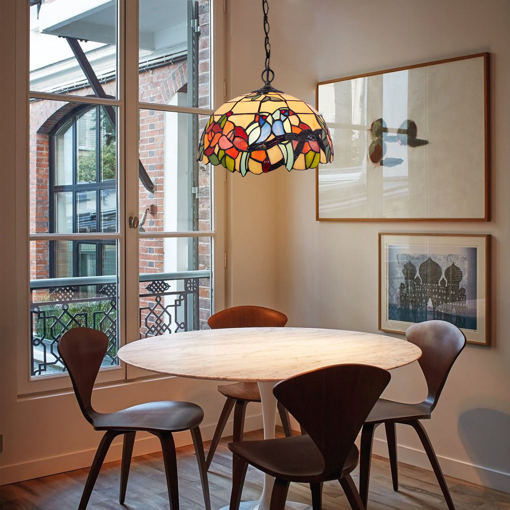BEAUFORT VIBRANT GLASS BAROQUE CHANDELIER