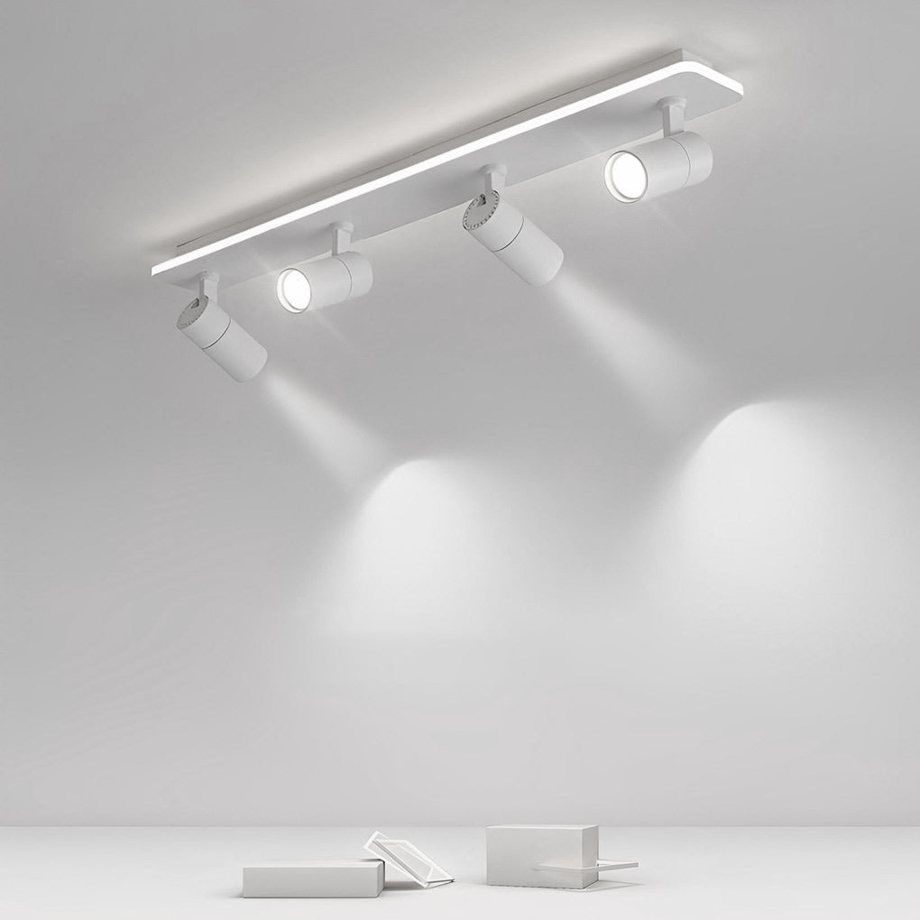 WINTHORPE RECTANGULAR LED FLUSH MOUNT SPOTLIGHT WITH ADJUSTABLE BEAMS