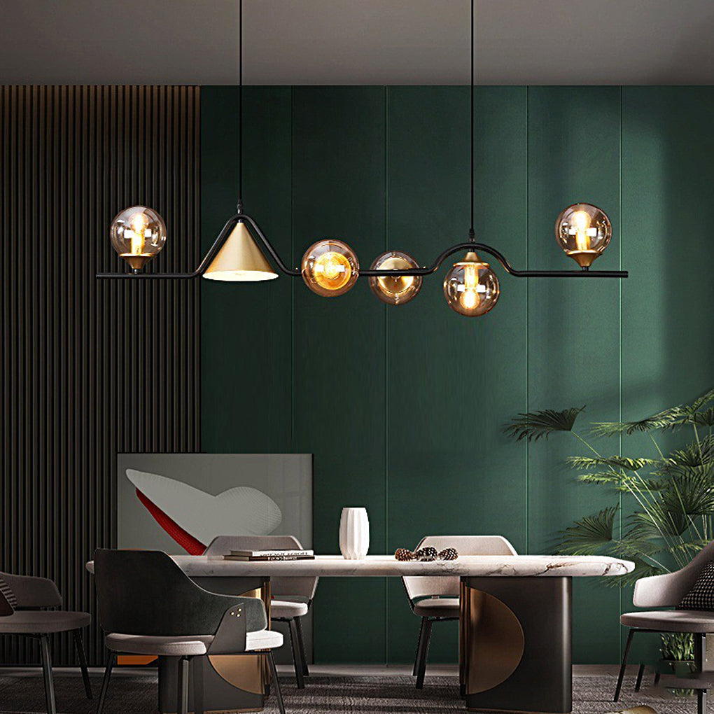 WINDSOR HARMONY GLASS ORB CHANDELIER