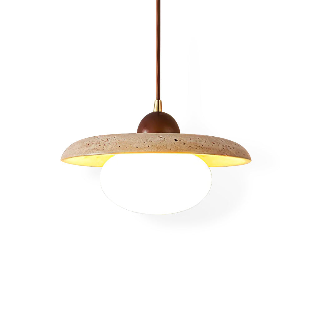 CARLETON TRAVERTINE HANGING ILLUMINATOR