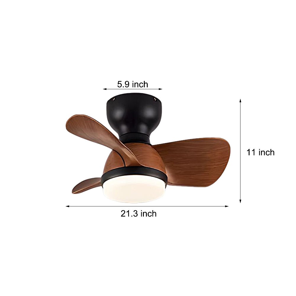 WINCHESTER 3-BLADE MINI CEILING FAN WITH 6-SPEED REMOTE CONTROL