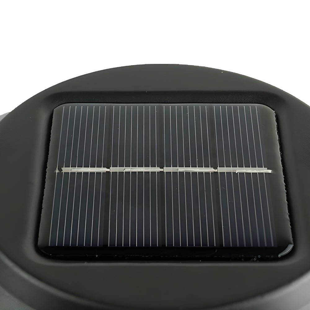 WINTERBOURNE 22.8-INCH SOLAR PATHWAY LANTERN WITH TRADITIONAL HAT TOP AND WIRE-CIRCLED SHADE