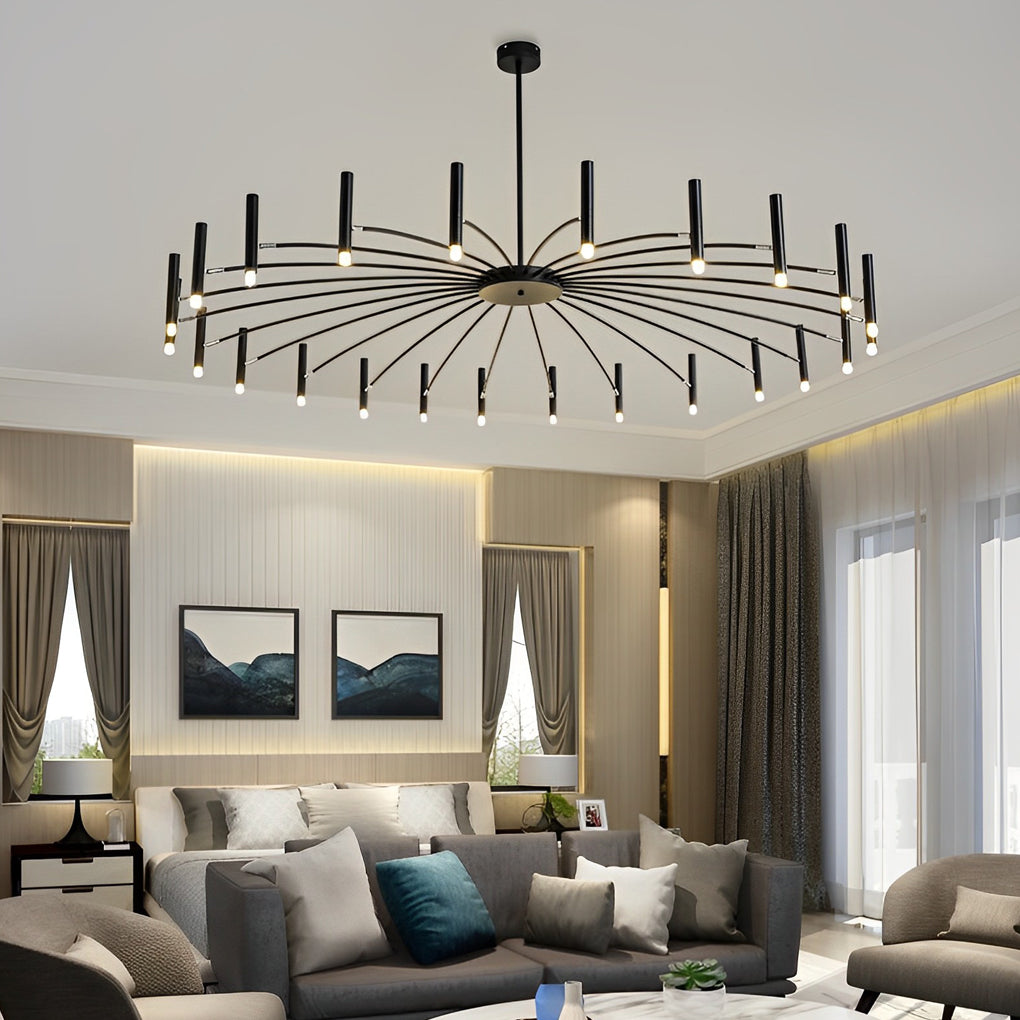 ALDERSON METAL TRIO DIMMER CHANDELIER