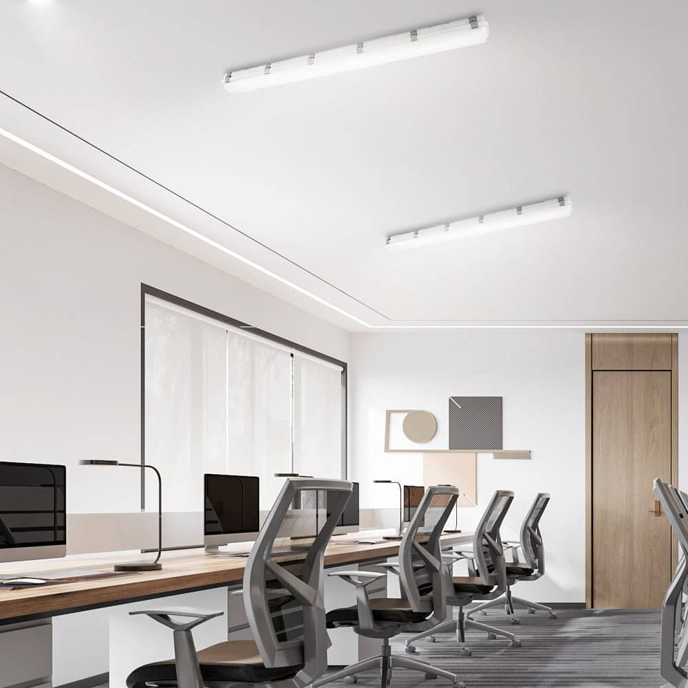 WINDSOR 23-INCH WHITE VAPOR-RESISTANT LED CEILING FIXTURE