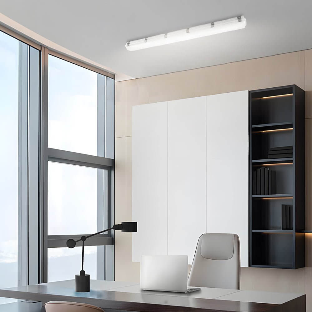 WINDSOR 23-INCH WHITE VAPOR-RESISTANT LED CEILING FIXTURE
