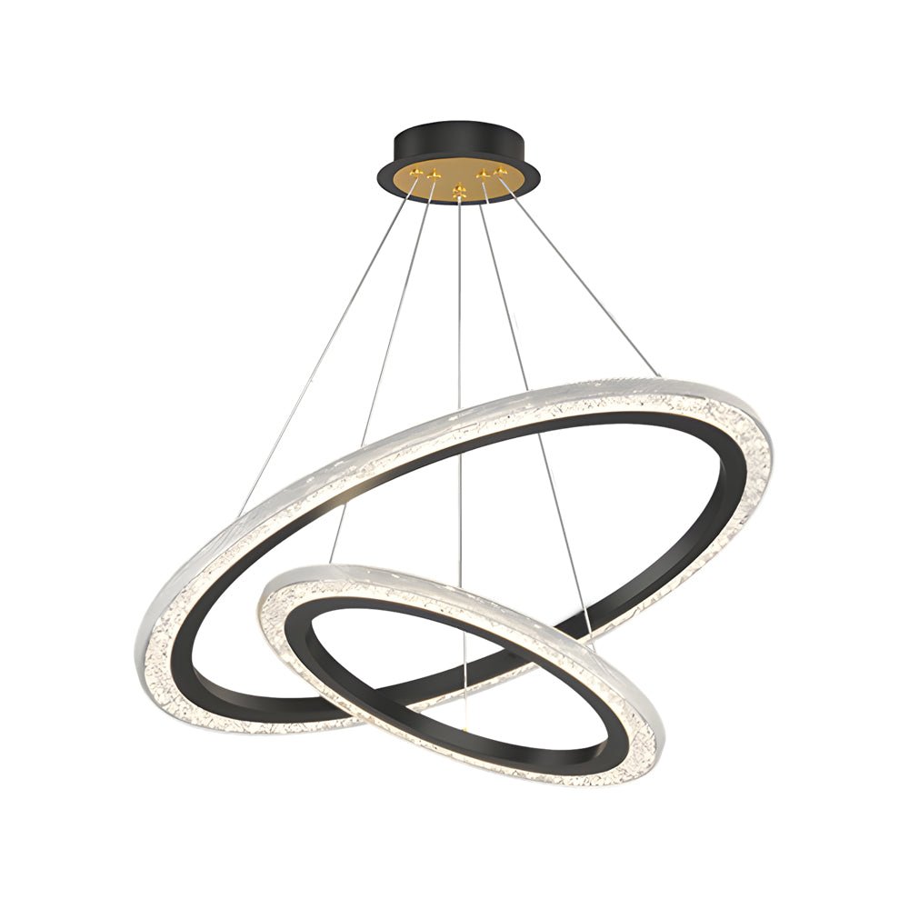 WINTHROP TRIPLE RING DIMMABLE HANGING CHANDELIER