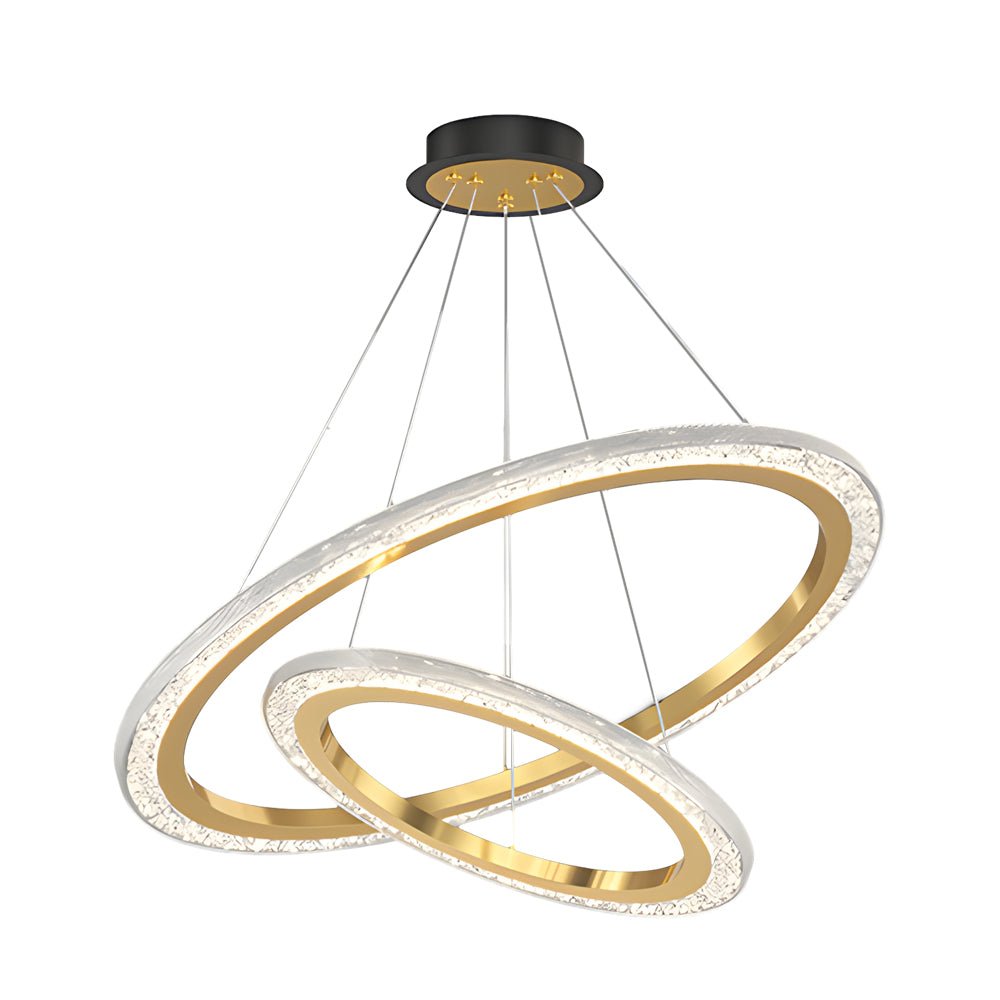 WINTHROP TRIPLE RING DIMMABLE HANGING CHANDELIER