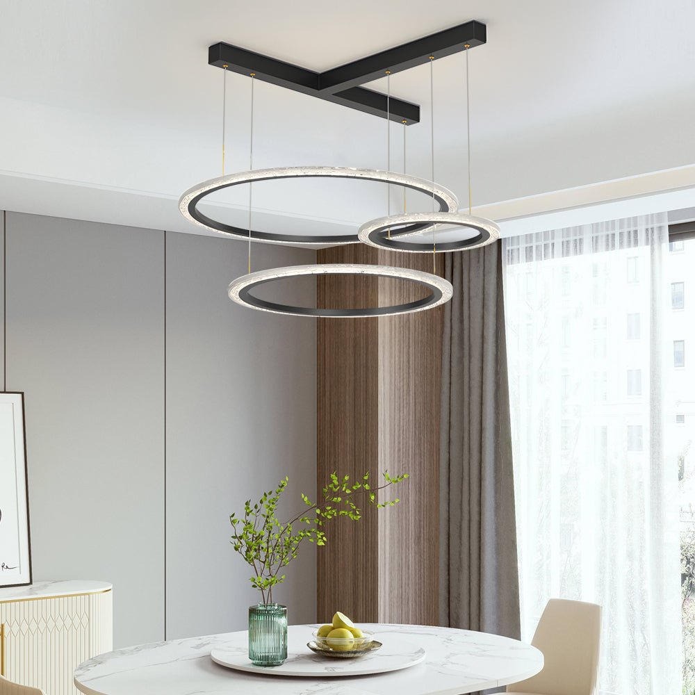 WINDSOR TRIAD DIMMER CEILING CHANDELIER