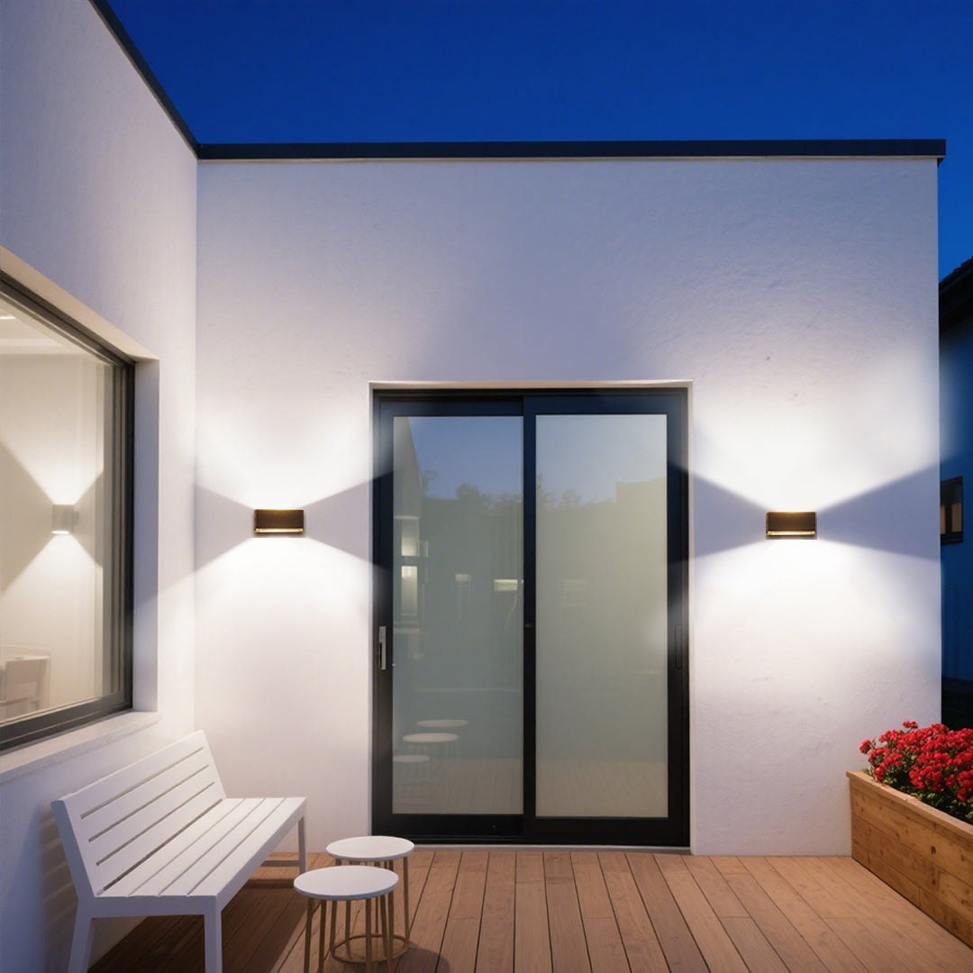 RAVENSDALE LUMEN RISE AND FALL OUTDOOR WALL SCONCE