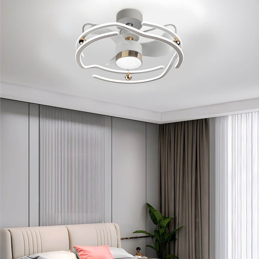 BRAMBLEWOOD 23.6’’ SLIMLINE CEILING FAN WITH ADJUSTABLE ILLUMINATION AND WIRELESS CONTROL