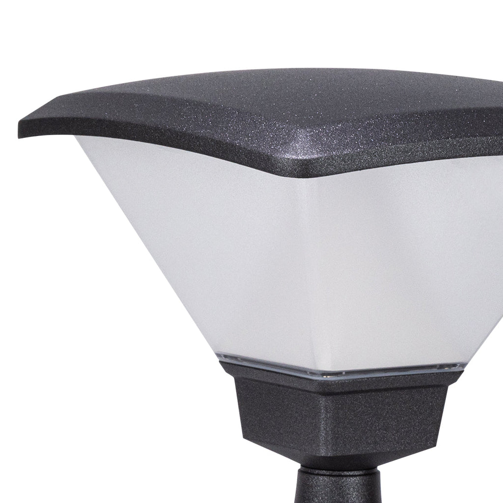 RAVENWOOD BLACK BOLLARD GARDEN LANTERN