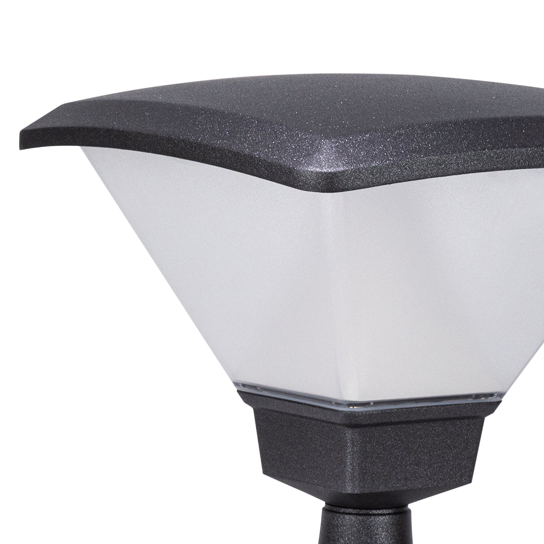 RAVENWOOD BLACK BOLLARD GARDEN LANTERN