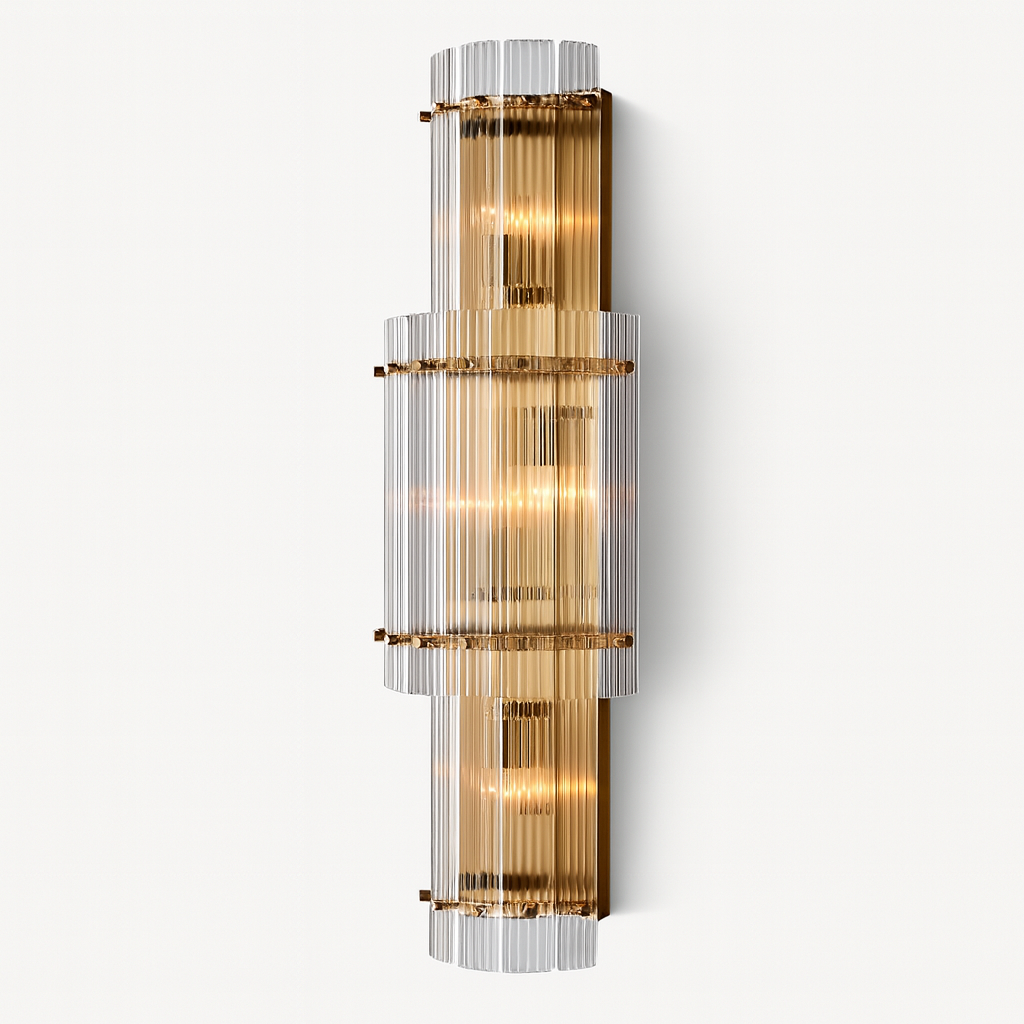 VITTORIO CRYSTAL CIRCLE WALL LIGHT