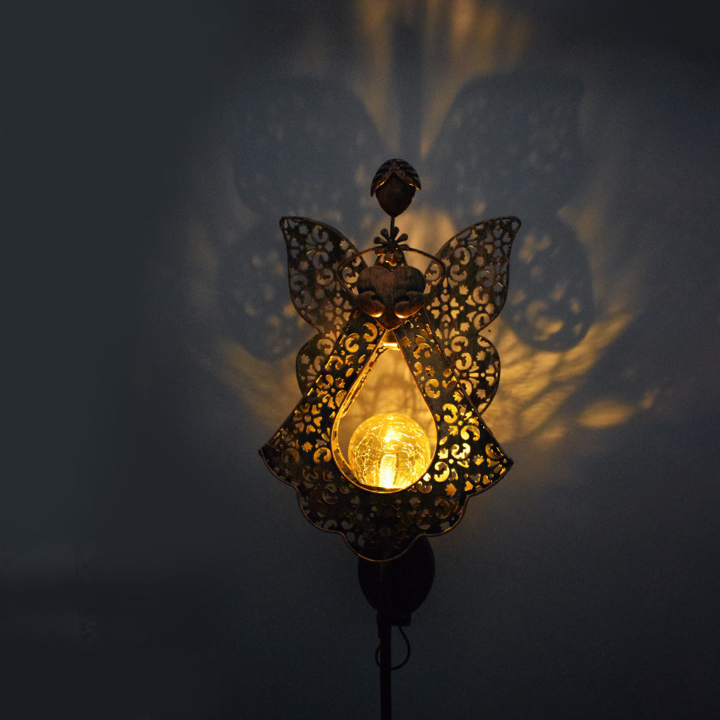 ASTRAL EMBER SOLAR GARDEN LANTERN WITH CELESTIAL PROJECTION