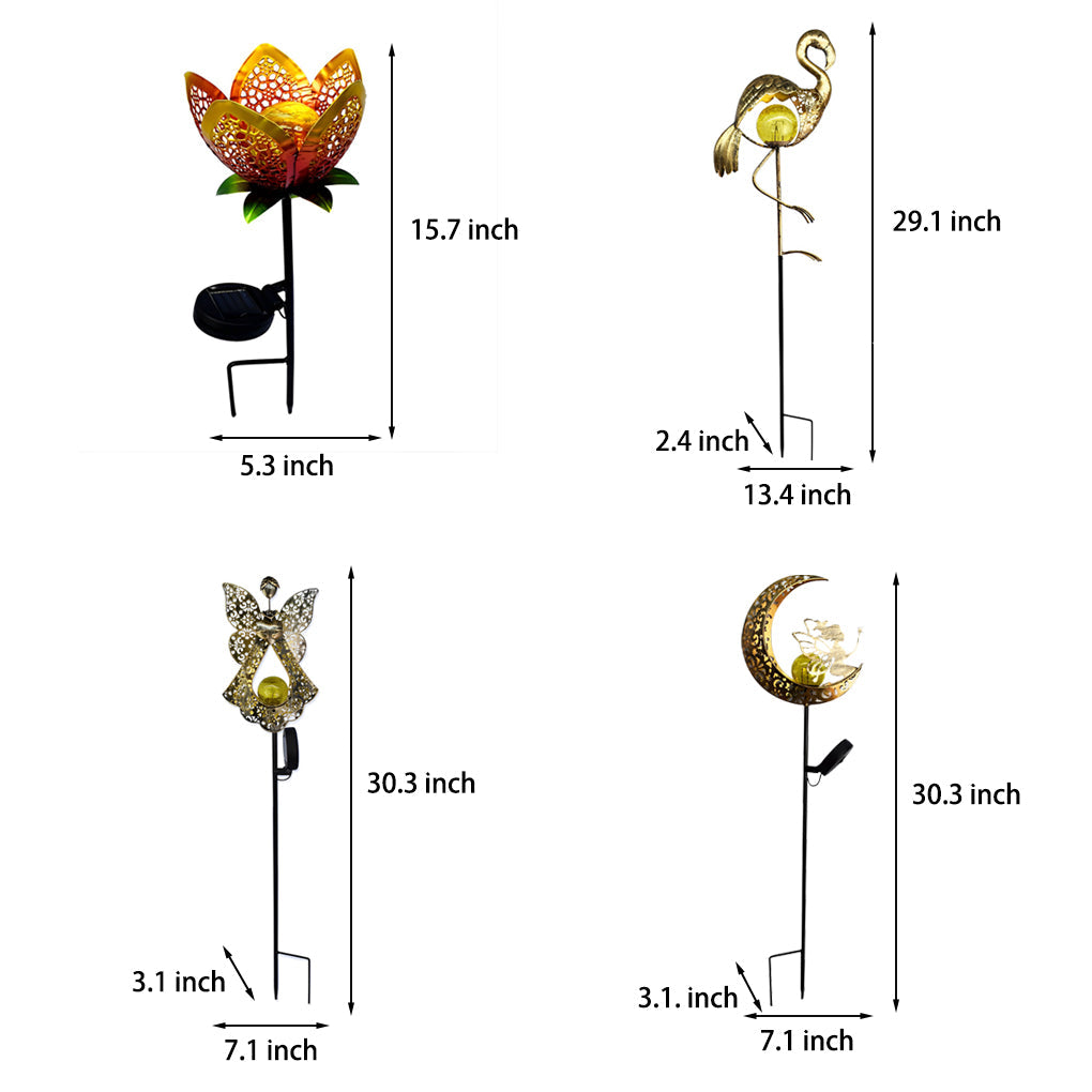 ASTRAL EMBER SOLAR GARDEN LANTERN WITH CELESTIAL PROJECTION
