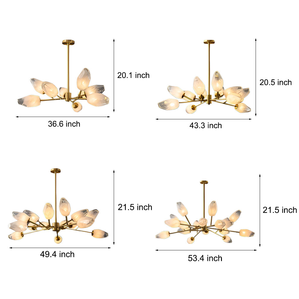 WINTHROP CRYSTAL SPHERE MODERN CHANDELIER
