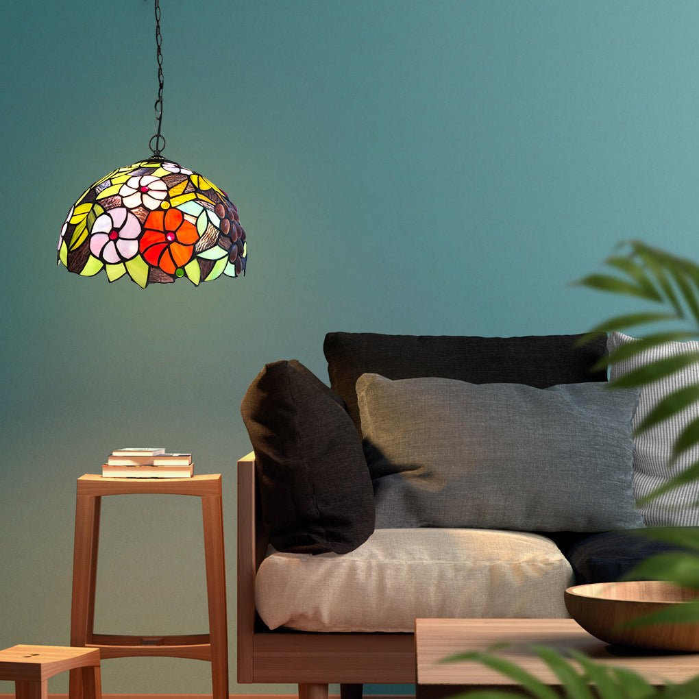 BEAUFORT VIBRANT GLASS BAROQUE CHANDELIER