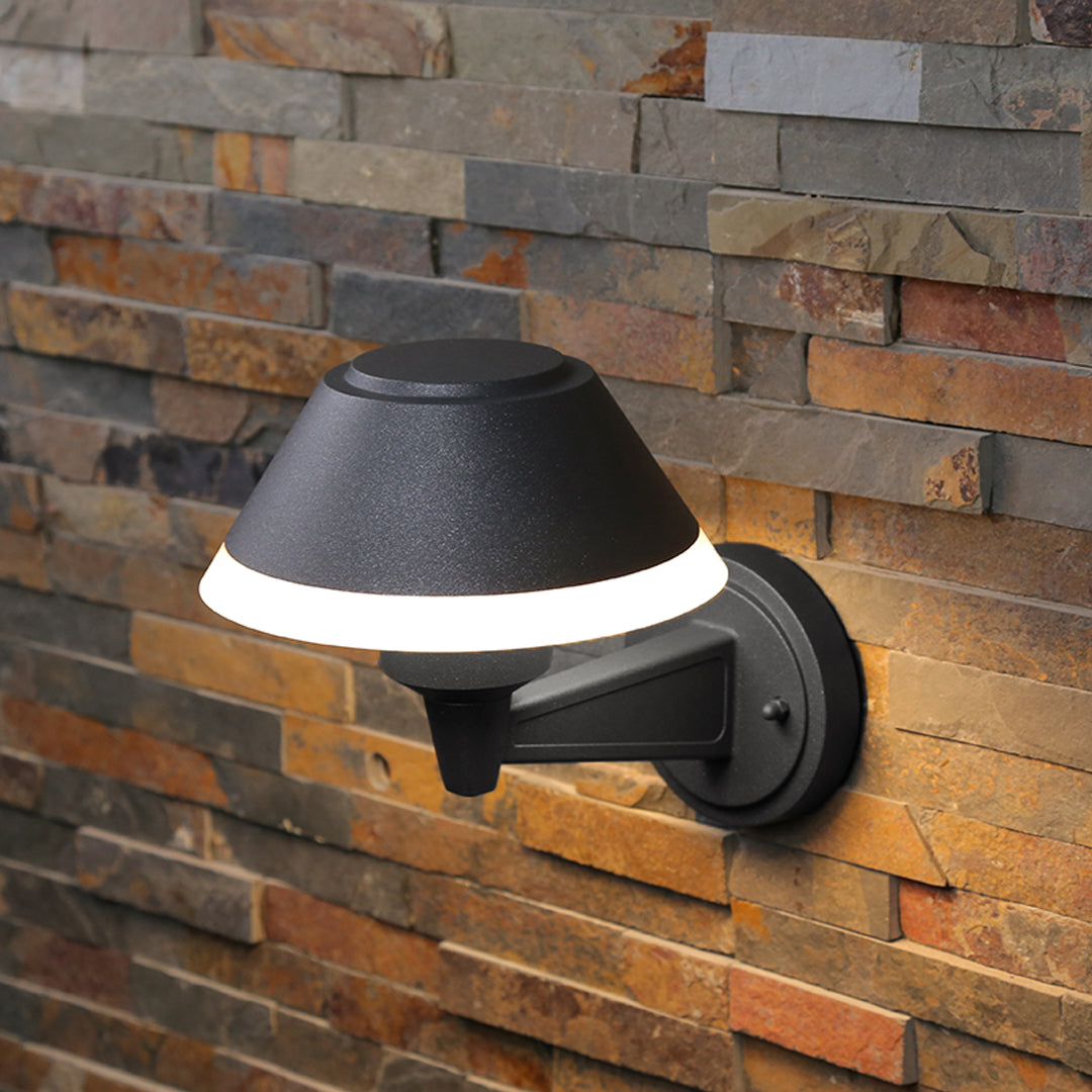 THORNBURY MODERN OUTDOOR WALL LANTERN - WEATHERPROOF MINIMALIST DESIGN