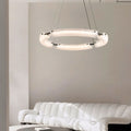 HARTWELL FROSTED GLASS RING CHANDELIER - 26-Inch"
2. "RAVENSCROFT WIDE WATER GLASS RING LIGHT - 34-Inch"
3. "WINTERBOURNE ILLUMINATED GLASS RING CHANDELIER - 42-Inch