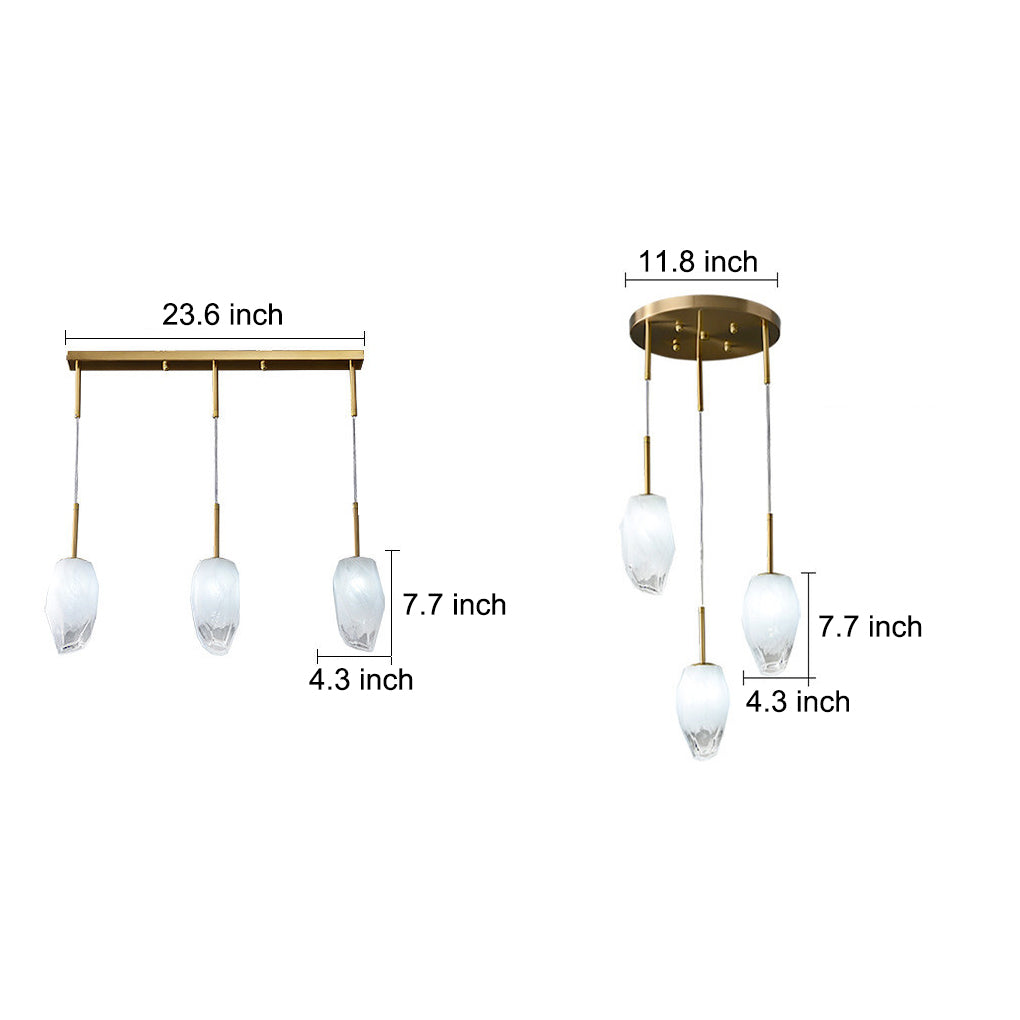 WINTHROP CRYSTAL SPHERE MODERN CHANDELIER