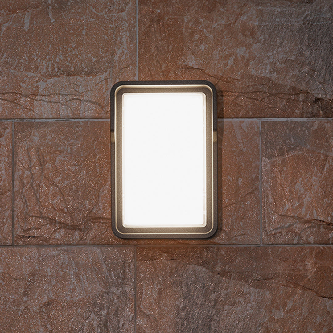 FENWICK SQUARE LED OUTDOOR LANTERN, WEATHER-RESISTANT AMBIENCE LIGHT