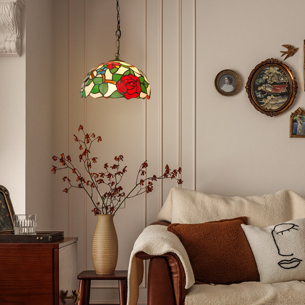 BEAUFORT VIBRANT GLASS BAROQUE CHANDELIER
