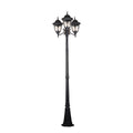 CHATHAM TRIPLE-ARMED OUTDOOR LANTERN, WEATHER-RESISTANT ALUMINUM, EUROPEAN INFLUENCE