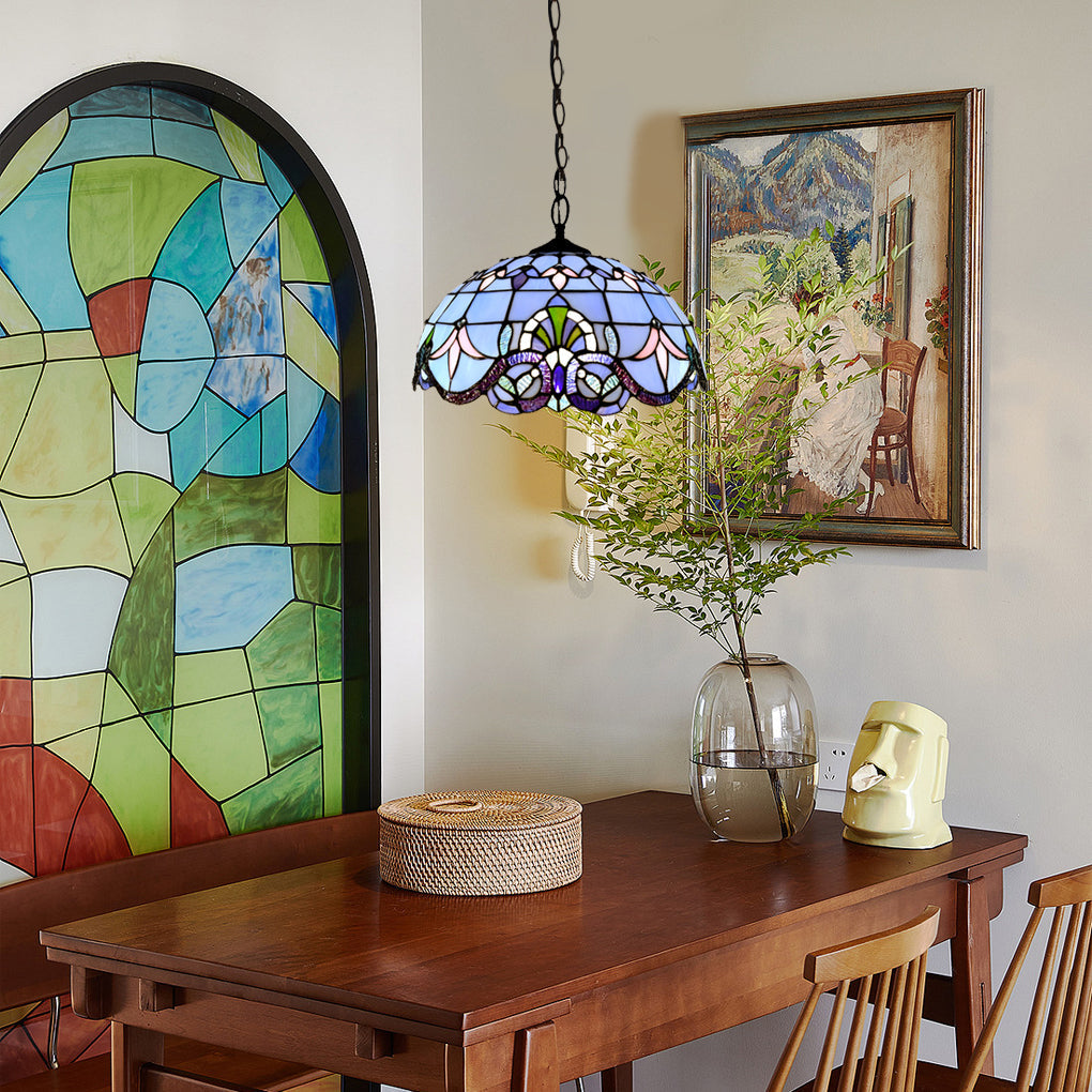 BEAUFORT VIBRANT GLASS BAROQUE CHANDELIER