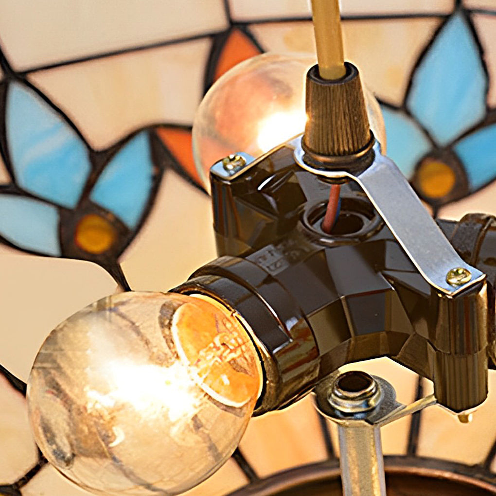 BEAUFORT VIBRANT GLASS BAROQUE CHANDELIER