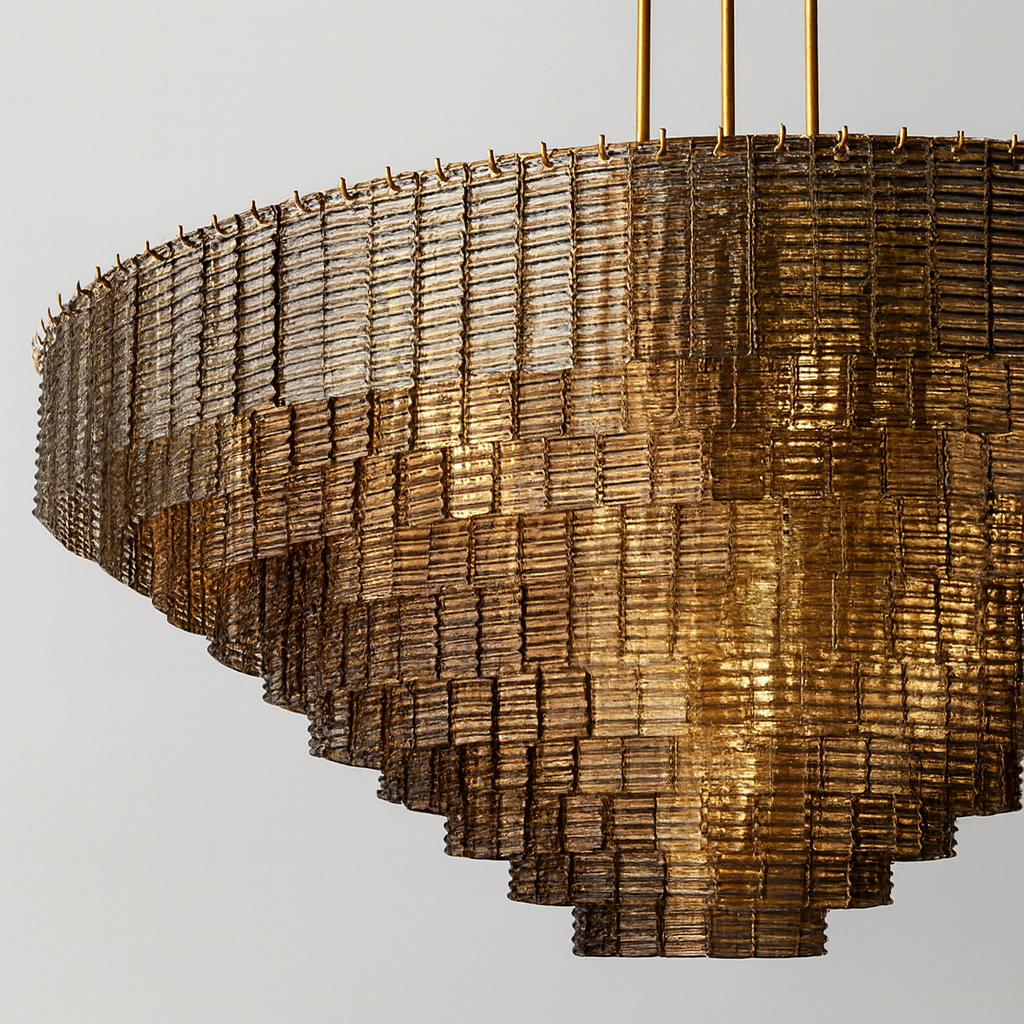 VITRINA SMOKED CRYSTAL ORB CHANDELIER