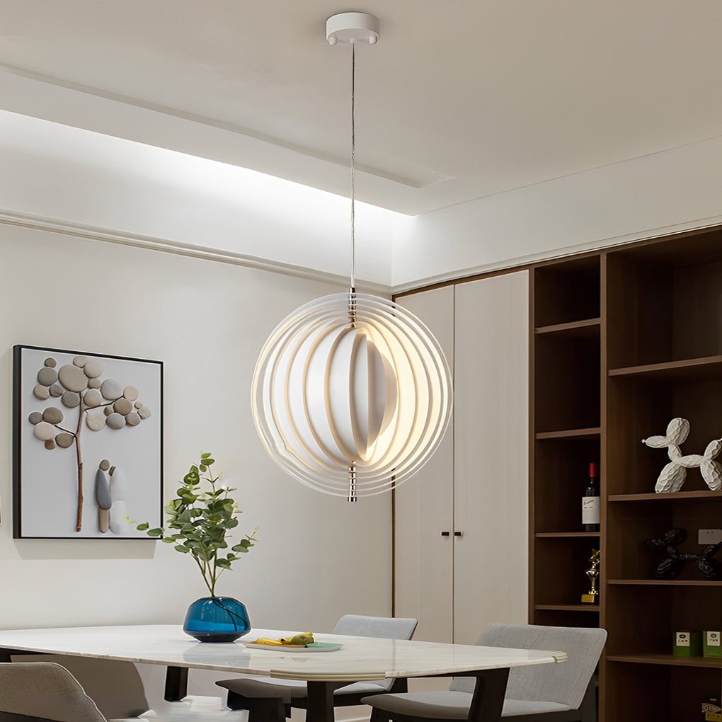 WINTHROP SPIRAL METAL PENDANT LIGHT