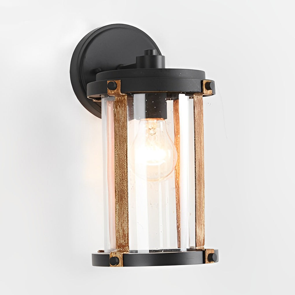 RAVENSCROFT WEATHERED GLASS OUTDOOR WALL LANTERN