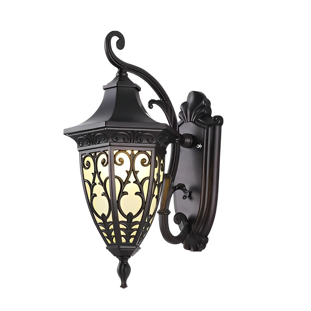 CHARLESTON PETAL EMBELLISHED SOLAR WALL ILLUMINATOR